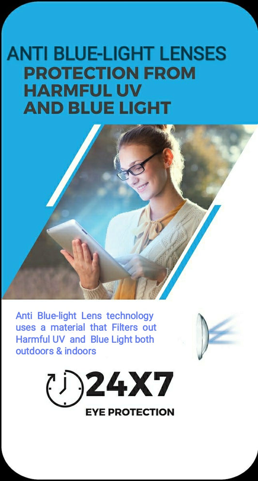 ANTI-BLUE LIGHT LENSES (BLUE-CUT)